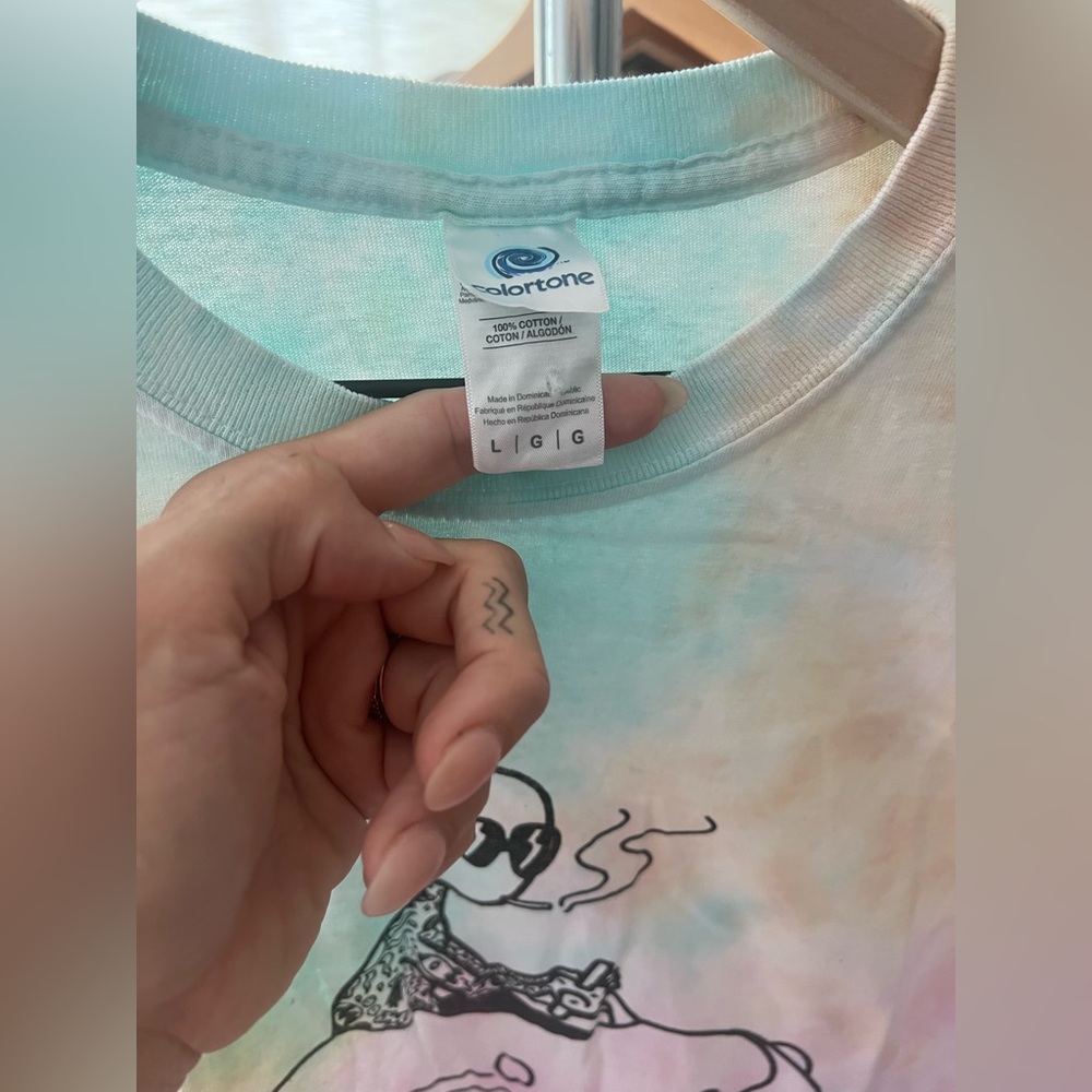 Tie Dye Alien T-Shirt - Picture 2 of 2